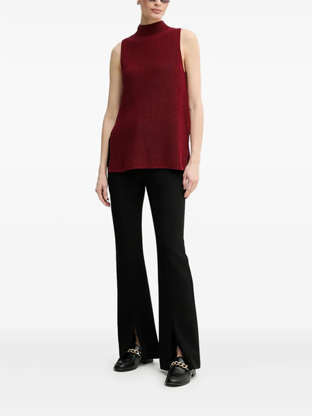  Pedro Del Hierro Ribbed Knit Top - Red 