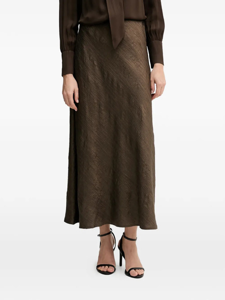  Pedro Del Hierro Satin Midi Skirt - Green 