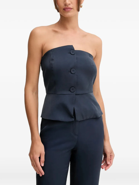  Pedro Del Hierro Strapless Top - Blue 