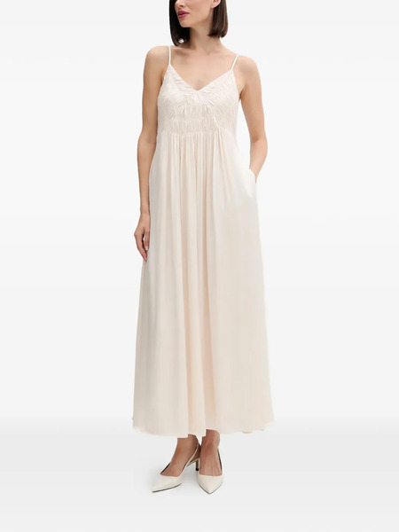  Pedro Del Hierro V-neck Maxi Dress - Neutrals 