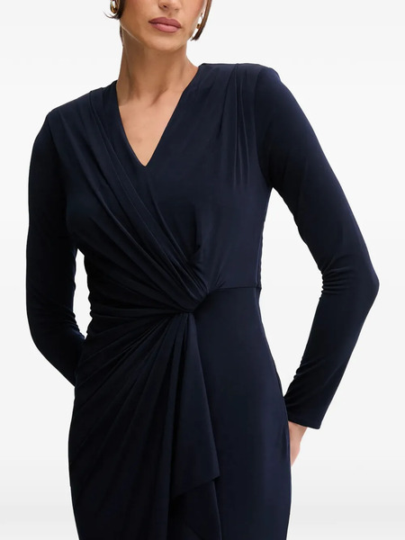  Pedro Del Hierro V-neck Midi Dress - Blue 