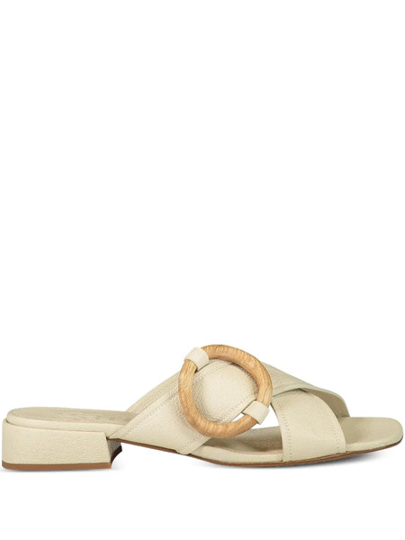  Pedro Garcia Edem Circle-detail Sandals - Neutrals 