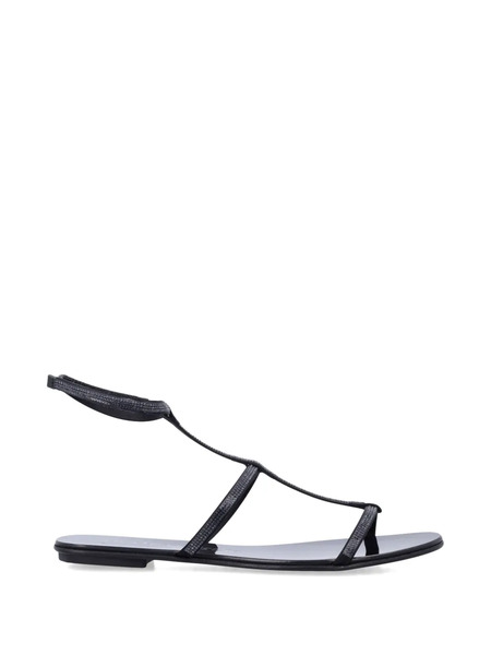  Pedro Garcia Enola T-bar Sandals - Black 