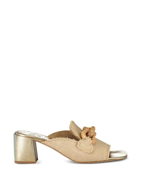  Pedro Garcia Umita Chain-embellishment Sandals - Neutrals 