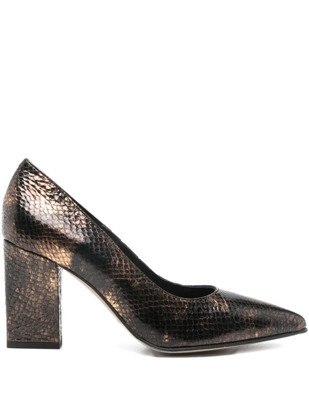  Pedro Miralles Snakeskin Pumps - Brown 