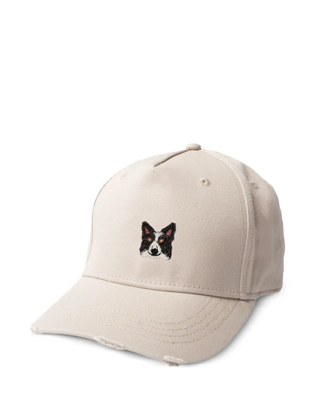  Pelo Foundation Border Collie Embroidered Baseball Cap - Neutrals 