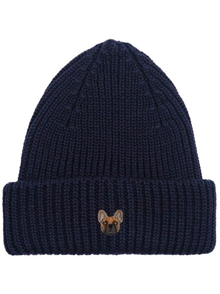  Pelo Foundation Boule Dogue Beanie Hat - Blue 