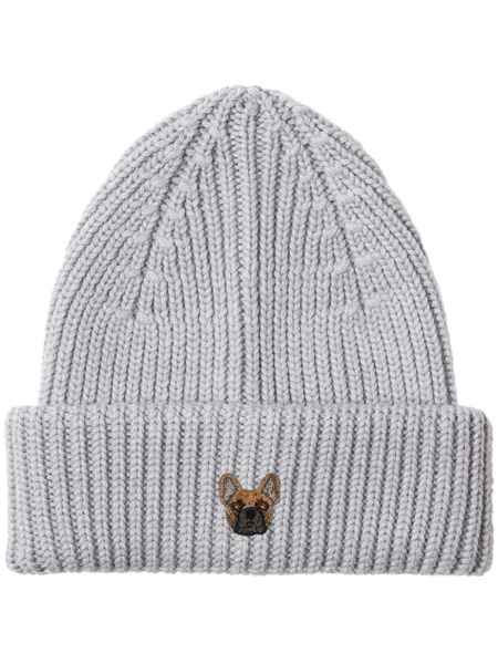  Pelo Foundation Boule Dogue Beanie Hat - Grey 