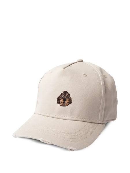  Pelo Foundation Embroidered Distressed Baseball Cap - Neutrals 