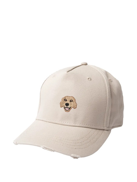  Pelo Foundation Embroidered-dog Baseball Cap - Neutrals 