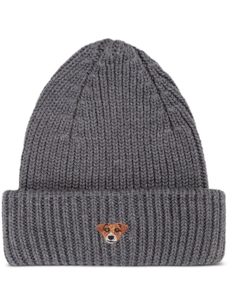  Pelo Foundation Jack Russel Patch Beanie - Grey 