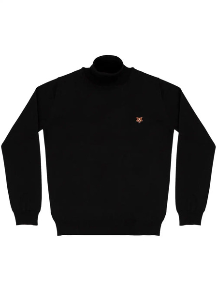  Pelo Foundation Mongrel Patch Roll Neck Jumper - Black 