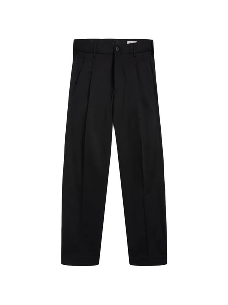  Pence Pleated Trousers - Black 