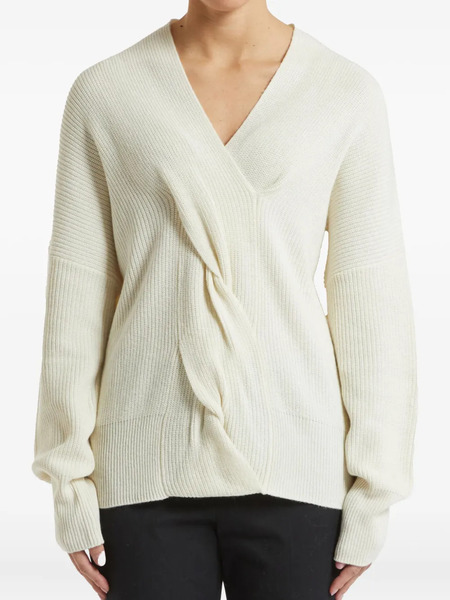  Pennyblack Twisted-detail Sweater - Neutrals 