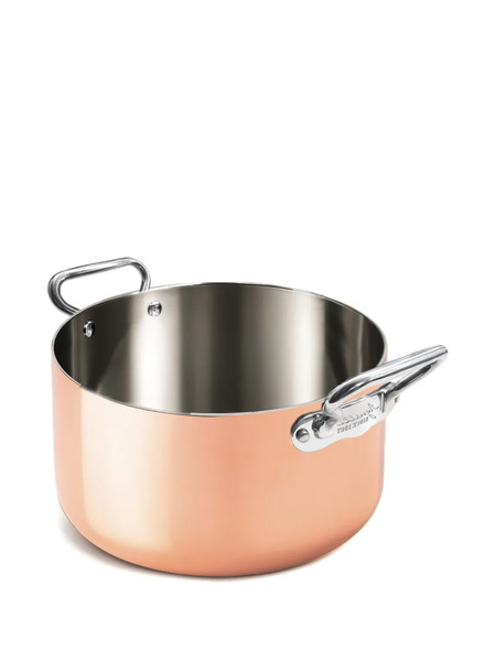  Pentole Agnelli Copper Induction Pan - Orange 