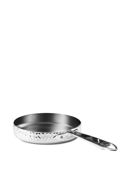  Pentole Agnelli Hammered Aluinox 3ply Pan - Silver 