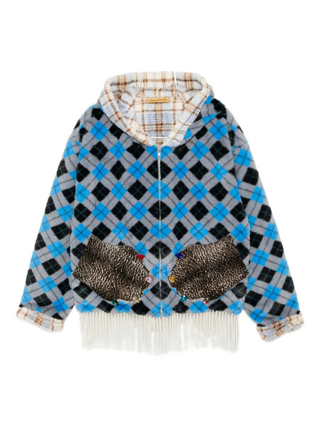  Penultimate Checked Jacket - Blue 