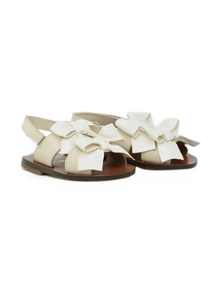  Pèpè Bow-embellished Sandals - Neutrals 