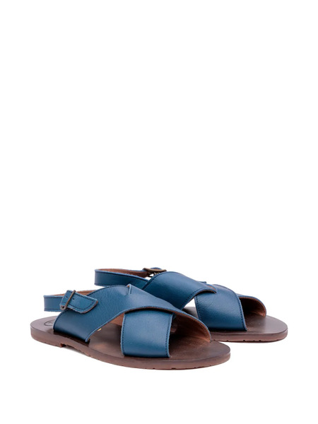  Pèpè Criss Cross-strap Sandals - Blue 