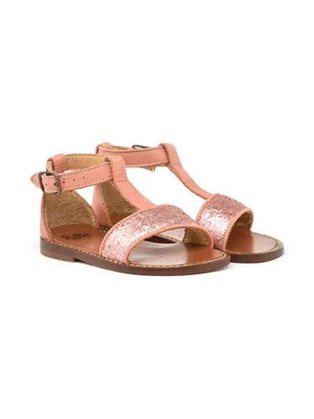  Pèpè Glitter-embellished Sandals - Pink 