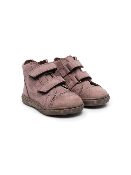  Pèpè High-top Touch-strap Sneakers - Brown 