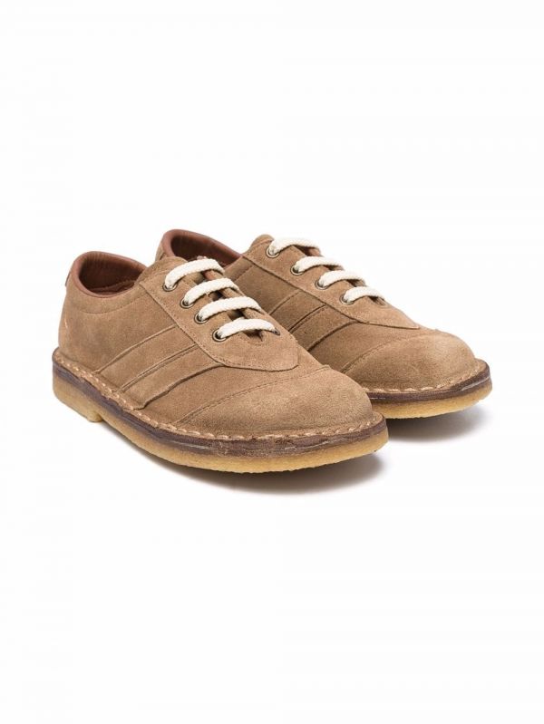  Pèpè Lace-up Suede Loafers - Neutrals 