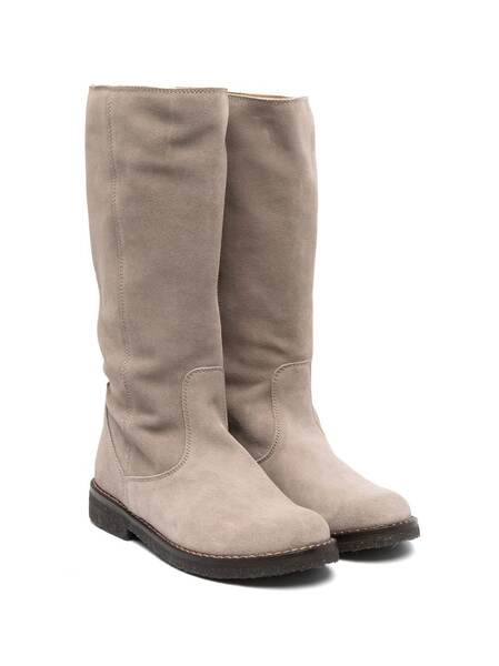  Pèpè Lapin Suede Boots - Grey 