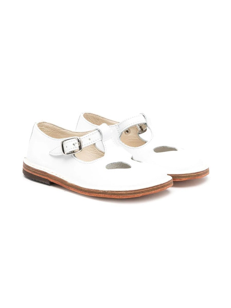  Pèpè Leather Cut-out Shoes - White 