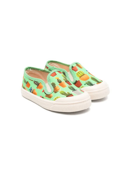  Pèpè Noah Cactus-print Sneakers - Green 