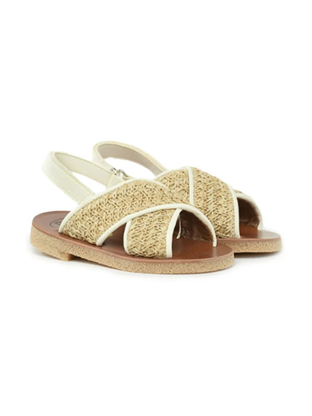  Pèpè Raffia Sandals - Neutrals 
