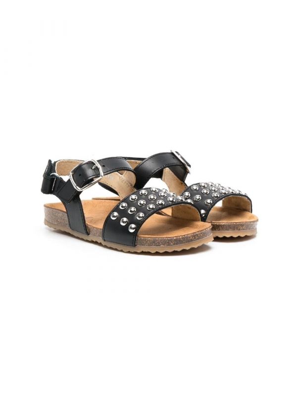  Pèpè Studded Buckled Sandals - Black 