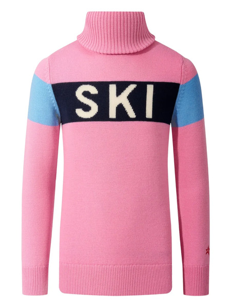  Perfect Moment Kids Roll-neck Sweater - Pink 