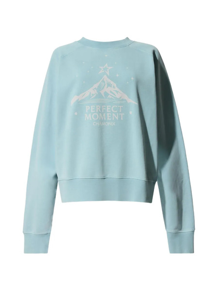  Perfect Moment Logo-lettering Sweatshirt - Blue 