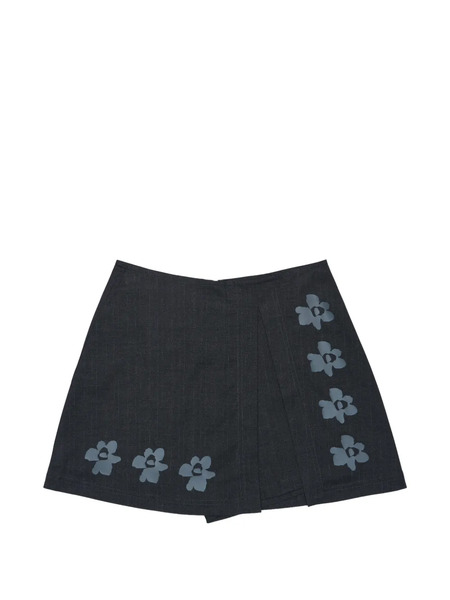  Perks And Mini Floral Pinstripe Shorts - Grey 