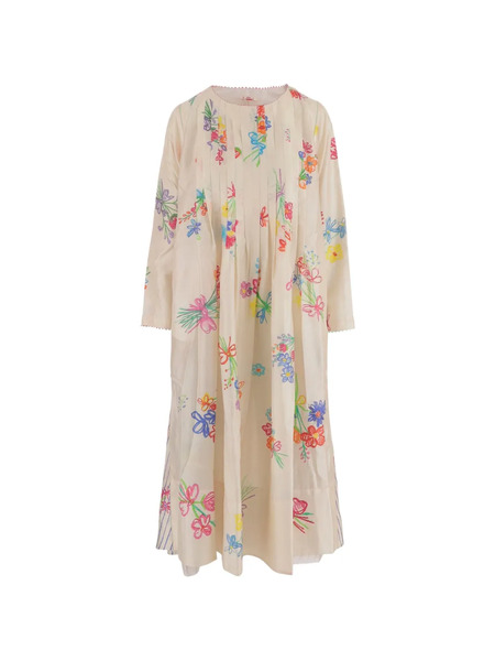  Pero Floral-print Midi Dress - Neutrals 