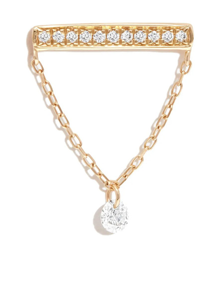  Persée 18kt Yellow Gold Diamond Drop Earring 