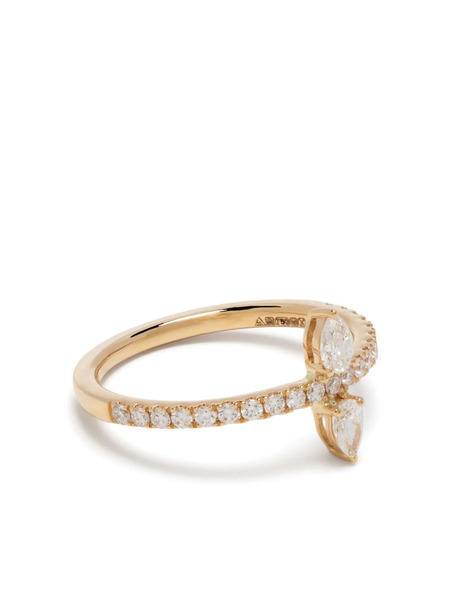  Persée 18kt Yellow Gold Duo Héra Diamond Ring 