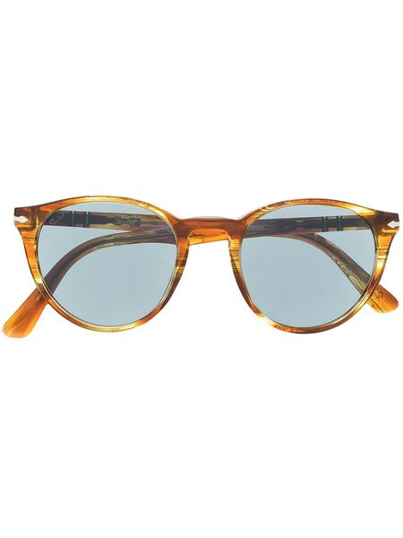  Persol Galleria '900 Round Sunglasses - Brown 