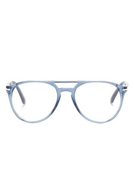  Persol Pilot-frame Glasses - Blue 