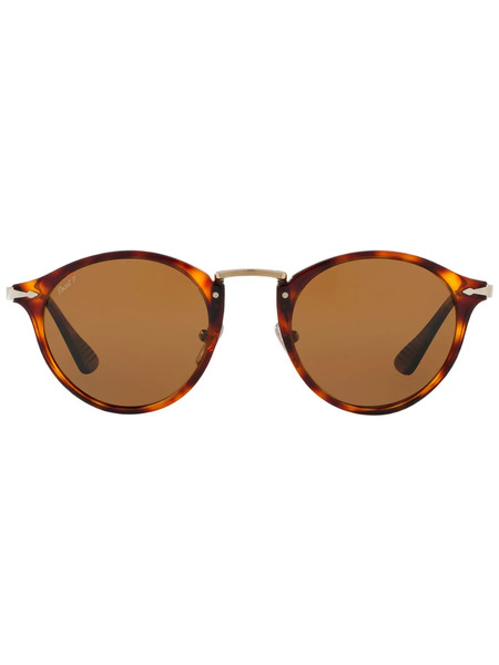  Persol Po3166s Round-frame Sunglasses - Brown 