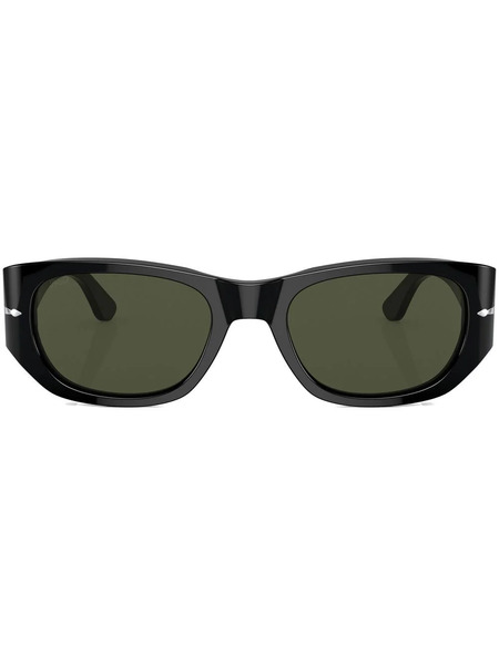  Persol Rectangle-frame Tinted Sunglasses - Black 