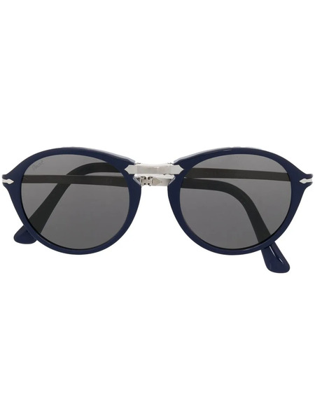  Persol Round-frame Foldable Sunglasses - Blue 