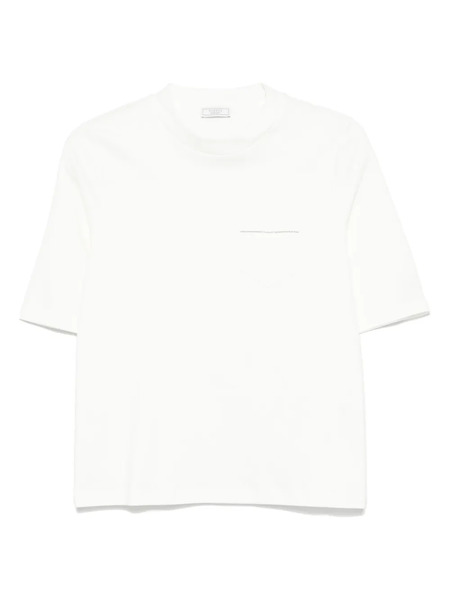  Peserico Bead-embellished T-shirt - White 