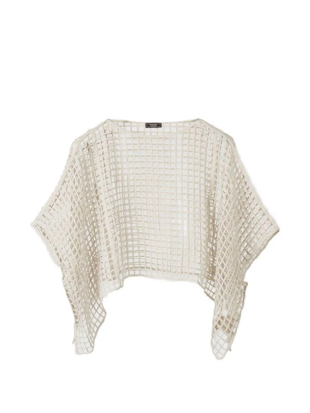  Peserico Beige Cape - Neutrals 