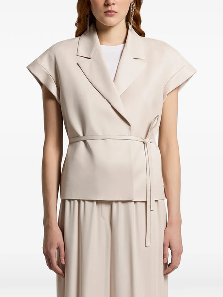  Peserico Belted Blazer - Neutrals 