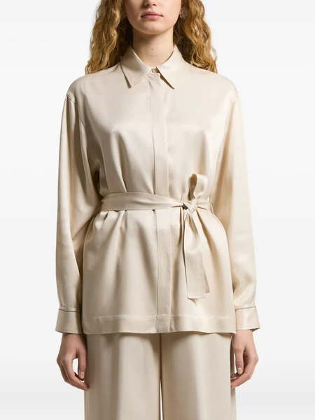  Peserico Belted Shirt - Neutrals 