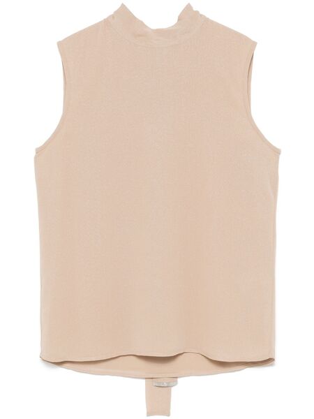  Peserico Bow-fastening Top - Neutrals 