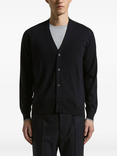  Peserico Button-fastening Cardigan - Blue 