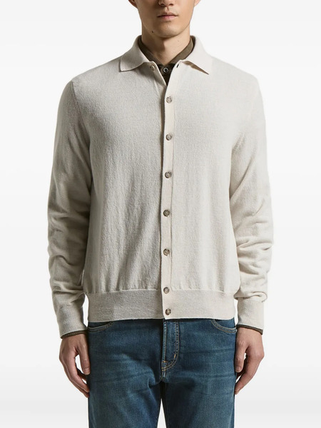  Peserico Button-fastening Cardigan - Neutrals 