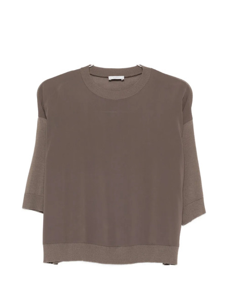  Peserico Crew-neck T-shirt - Brown 
